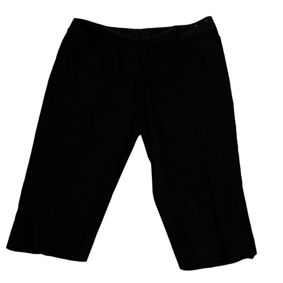 Lane Bryant Cropped Dress Pant Women's Plus Size 18 Stretch Capri Pockets - Picture 1 of 6
